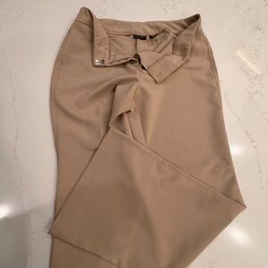 New York & CO Size 12 Tan Trouser wide leg
